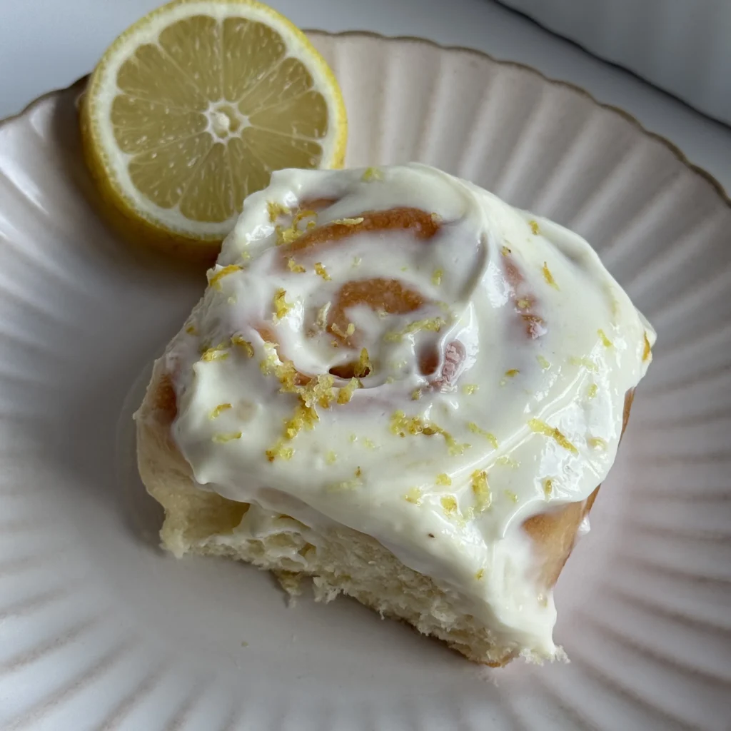 Lemon Cinnamon Rolls