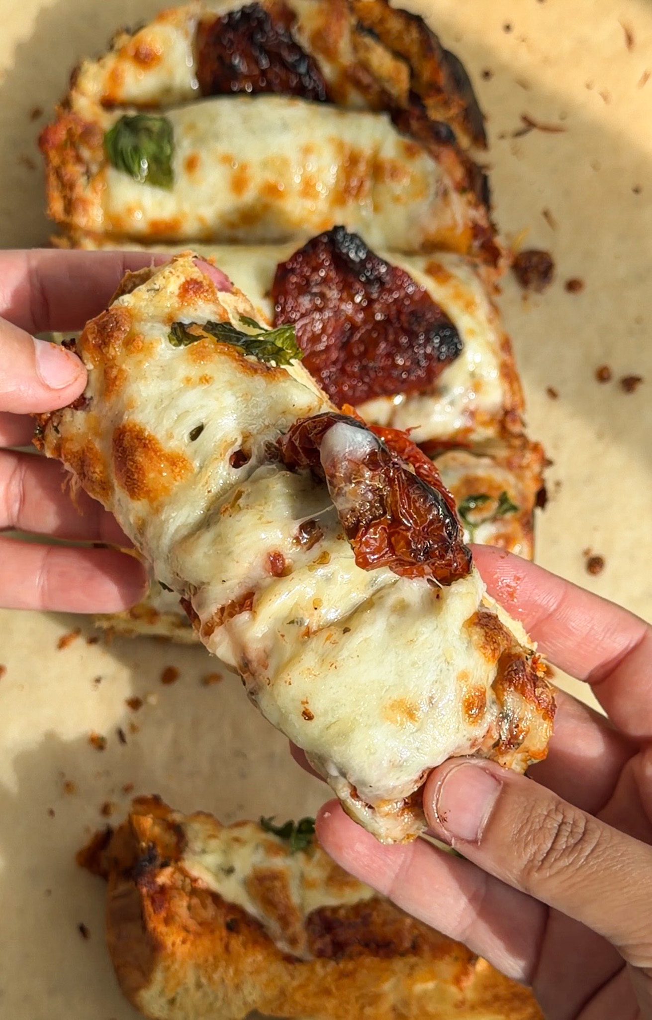 Sun-Dried Tomato & Basil Cheese Bread