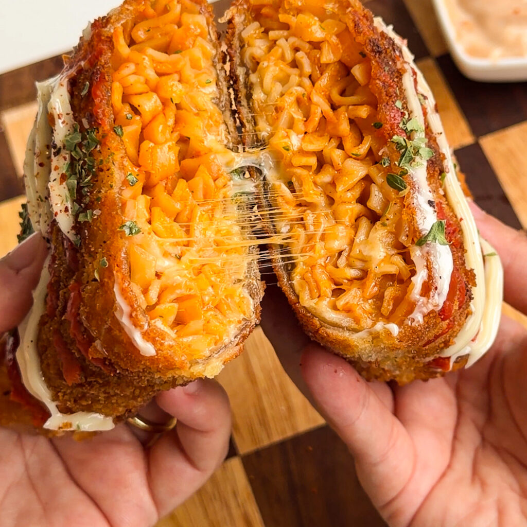 The Viral Giant Buldak Burrito