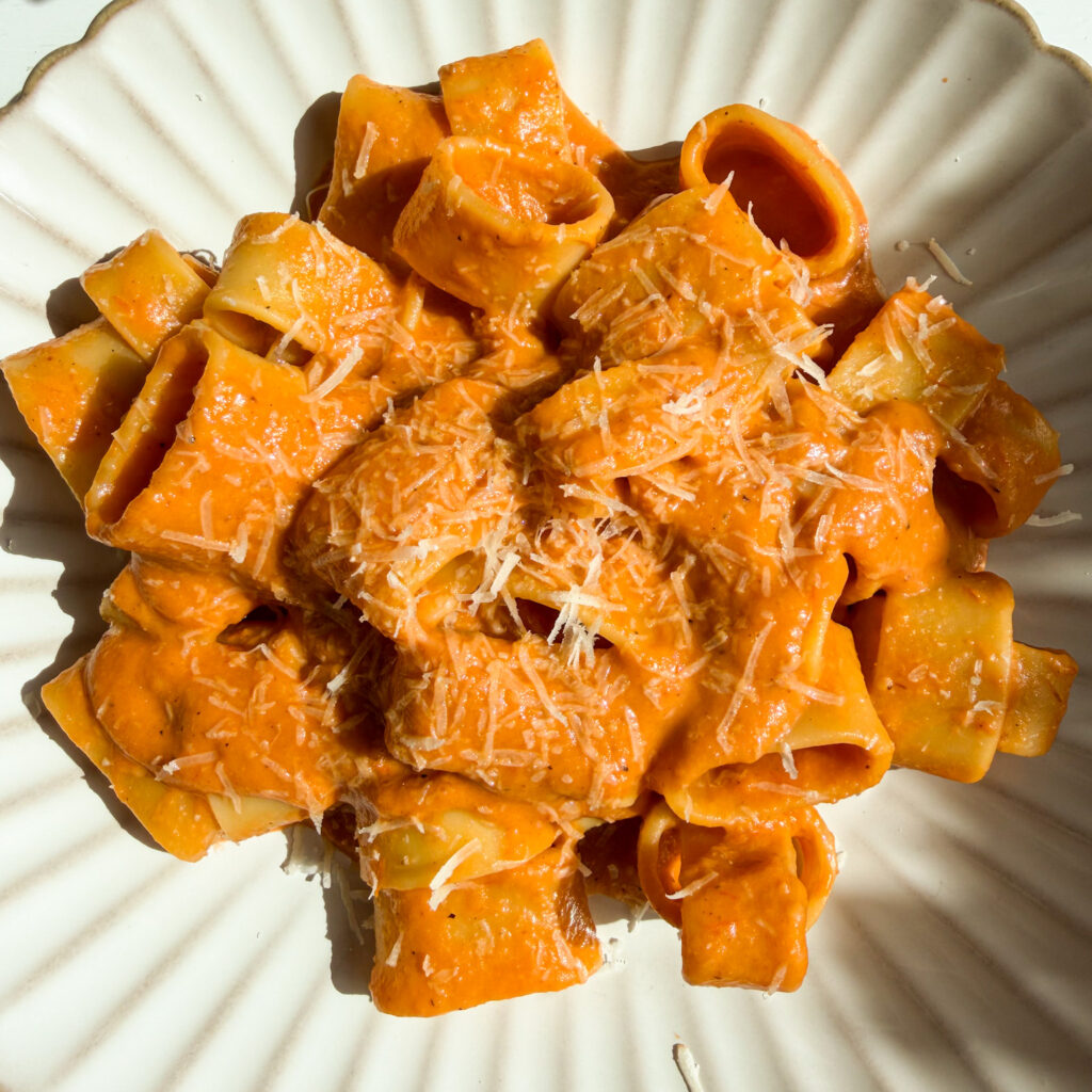 Creamy Roasted Cherry Tomato Pasta